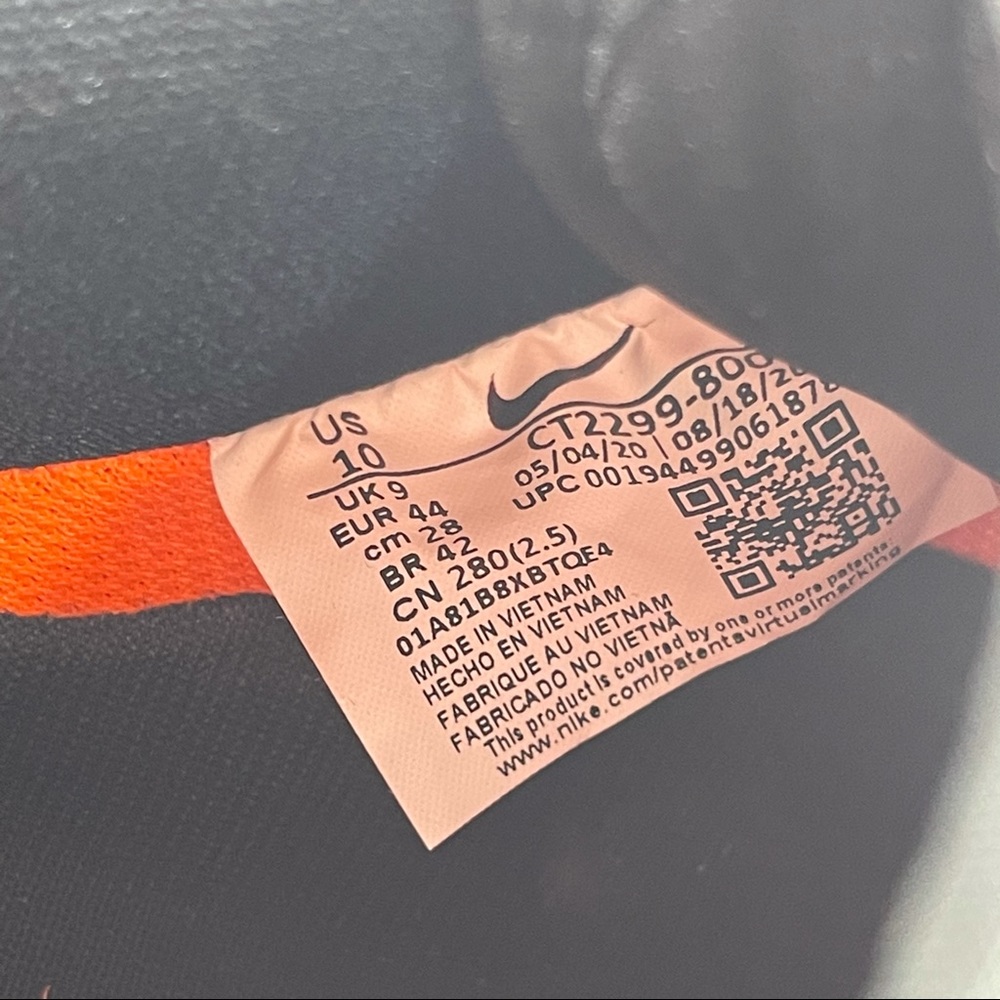 Nike Air Force 1 '07 LV8 3M Low Total Orange Mens - Picture 11 of 12